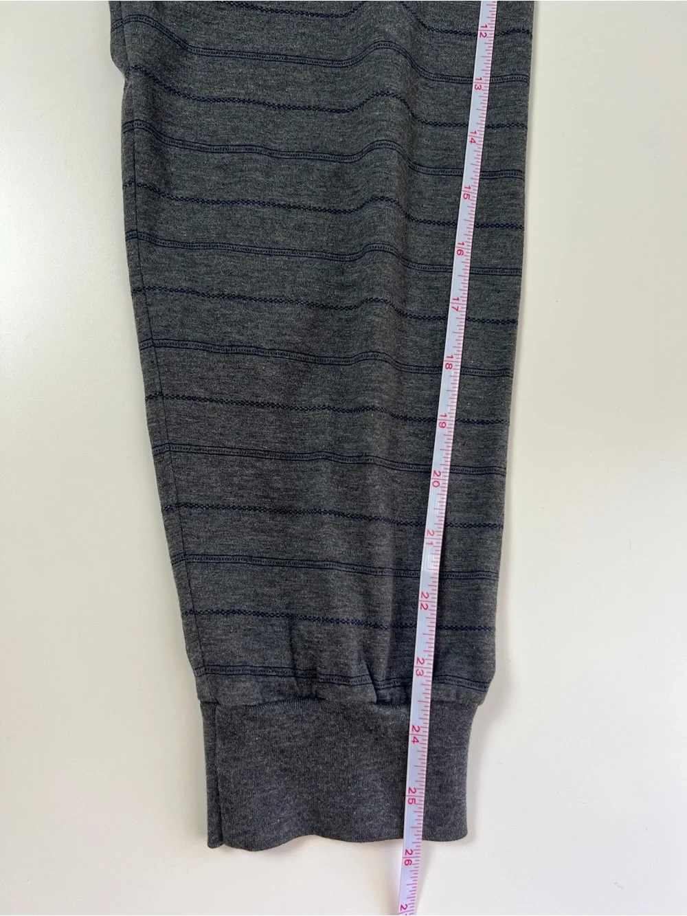 Polo by Ralph Lauren Men’s XXL Gray Striped Pima Cotton Long Sleeve Polo Shirt